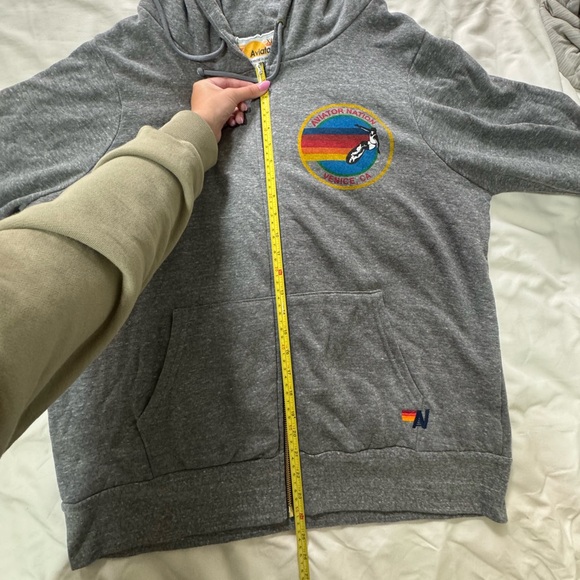 BRAND NEW Aviator nation zip up hoodie - Picture 12 of 13